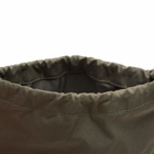 F/CE. Textured Twill Drawstring Sacoche Bag in Charcoal 