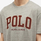 Polo Ralph Lauren Men's Polo College Logo T-Shirt in Dark Vintage Heather