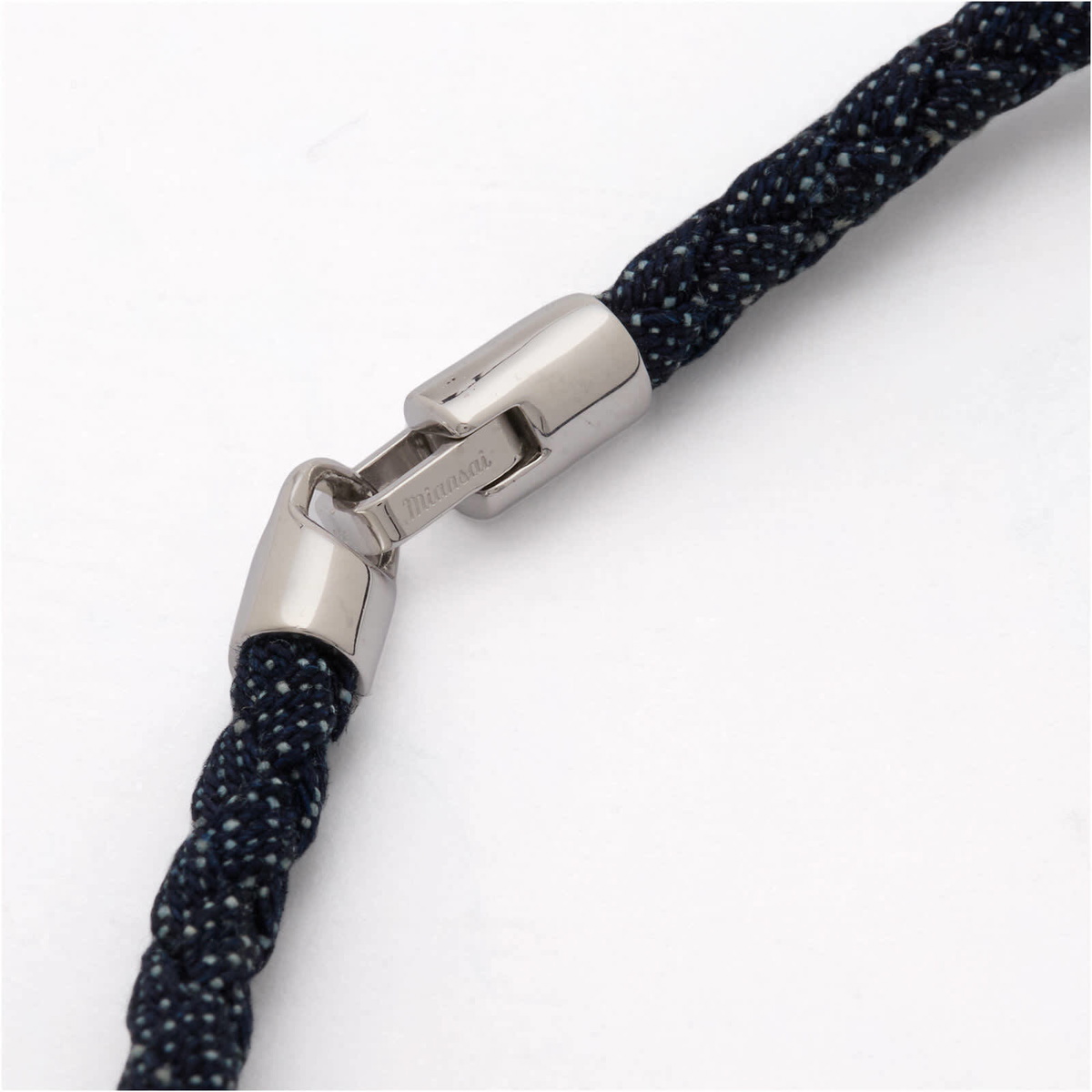 Miansai Men's Cruz Denim Bracelet in Blue