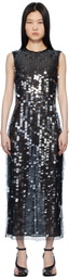 16Arlington Black Tovia Midi Dress