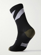 MAAP - Evolve Colour-Block Stretch-Knit Cycling Socks - Black