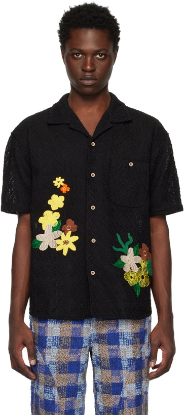 Photo: Andersson Bell Black Floral Shirt