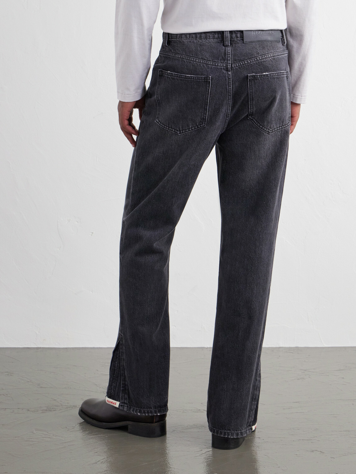 NAHMIAS - Straight-Leg Cotton-Blend Jeans - Black
