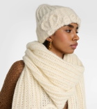 Loewe Logo mohair-blend beanie