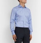 Brioni - Blue Cotton-Poplin Shirt - Blue