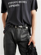 Enfants Riches Déprimés - 2cm Studded Leather Belt - Black