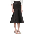 Edit Black Flare Skirt