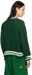 Meryll Rogge Green Striped Sweater