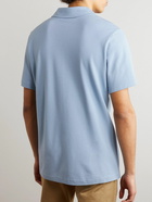 NN07 - Ross Cotton and Modal-Blend Polo Shirt - Blue