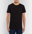 Balmain - Three-Pack Slim-Fit Distressed Cotton-Jersey T-Shirts - Men - Multi