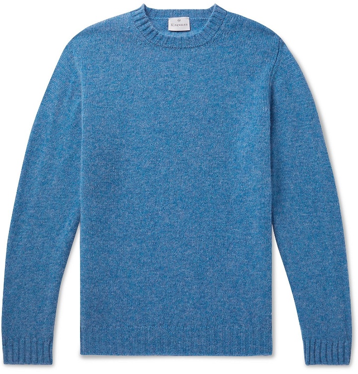 Photo: Kingsman - Shetland Wool Sweater - Blue