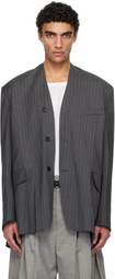 Hed Mayner Gray Cashmere Blazer