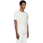 Maison Margiela Three-Pack White and Off-White Jersey T-Shirt