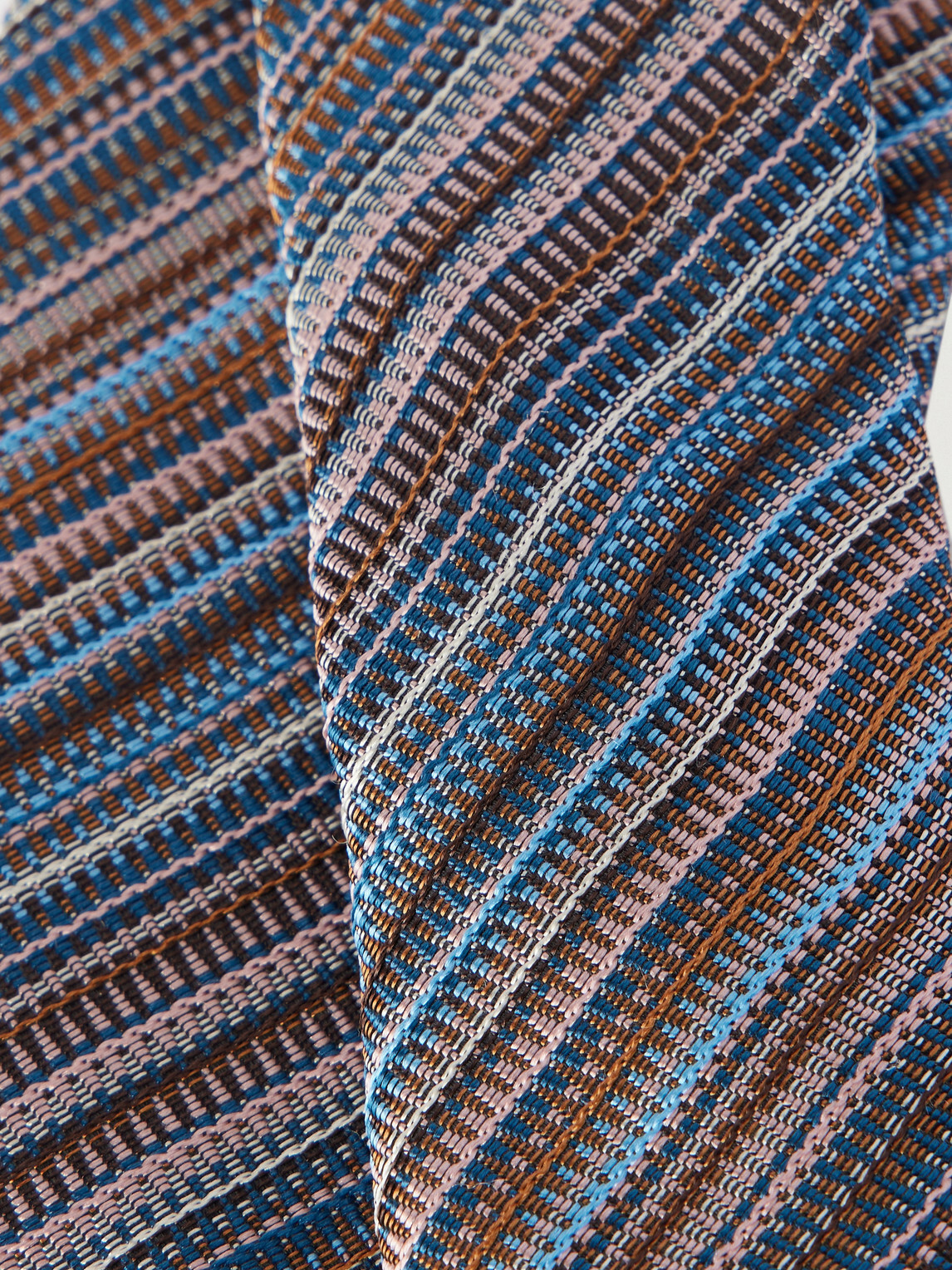 Missoni - 7cm Crochet-Knit Silk Tie - Blue