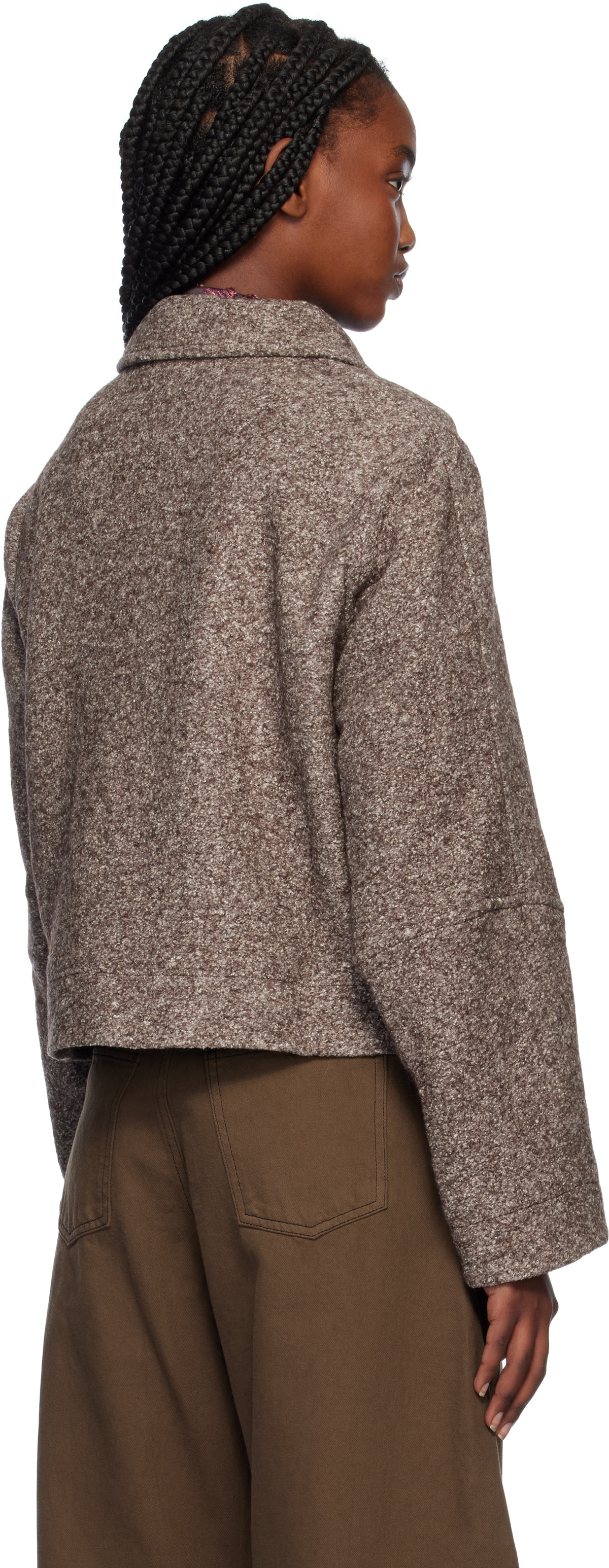 Henrik Vibskov Taupe Dusk Wool Blazer