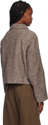 Henrik Vibskov Taupe Dusk Wool Blazer