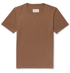 Maison Margiela - Garment-Dyed Cotton-Jersey T-Shirt - Men - Light brown