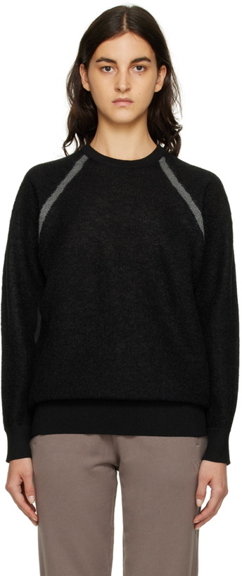 Photo: Y-3 Black Classic Sheer Sweater