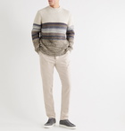 Altea - Dumbo Tapered Cotton-Moleskin Trousers - Neutrals