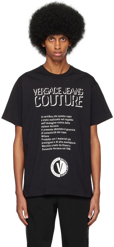 Photo: Versace Jeans Couture Black Warranty T-Shirt