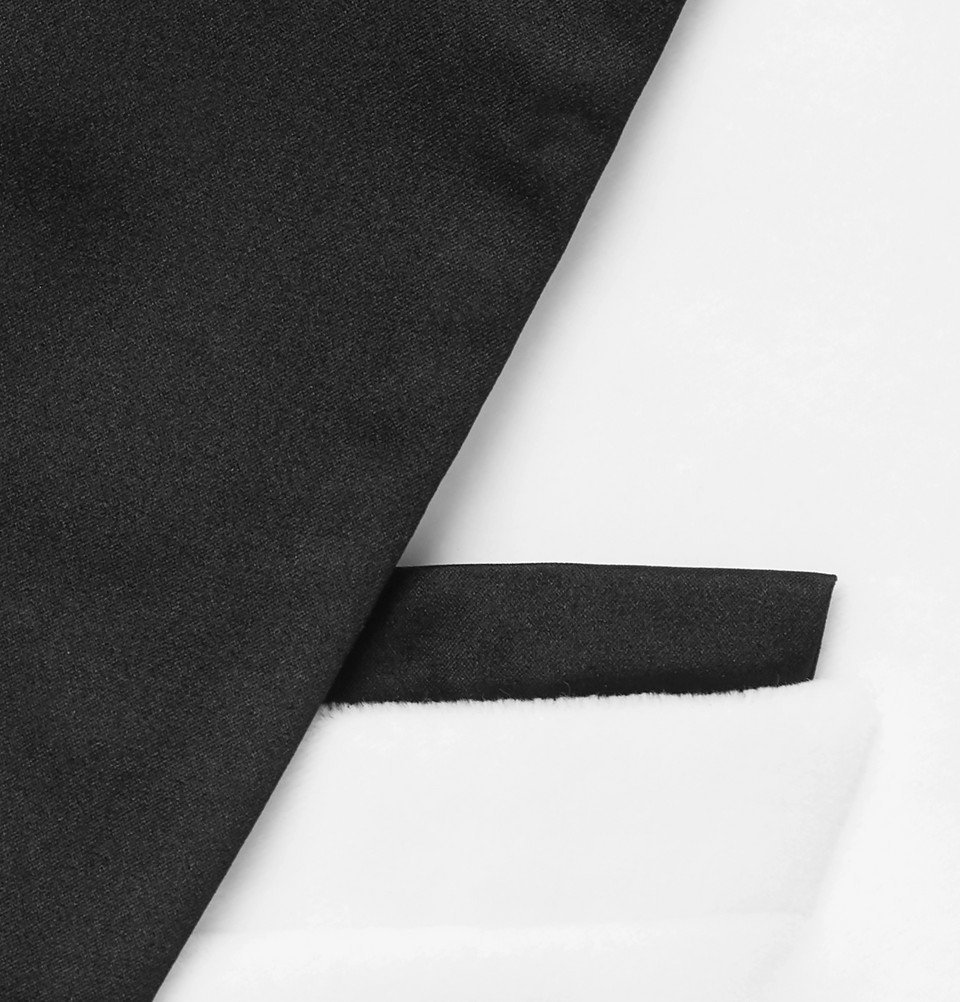 Hugo Boss - White Helward Slim-Fit Satin-Trimmed Cotton-Velvet Tuxedo Jacket - Men - White