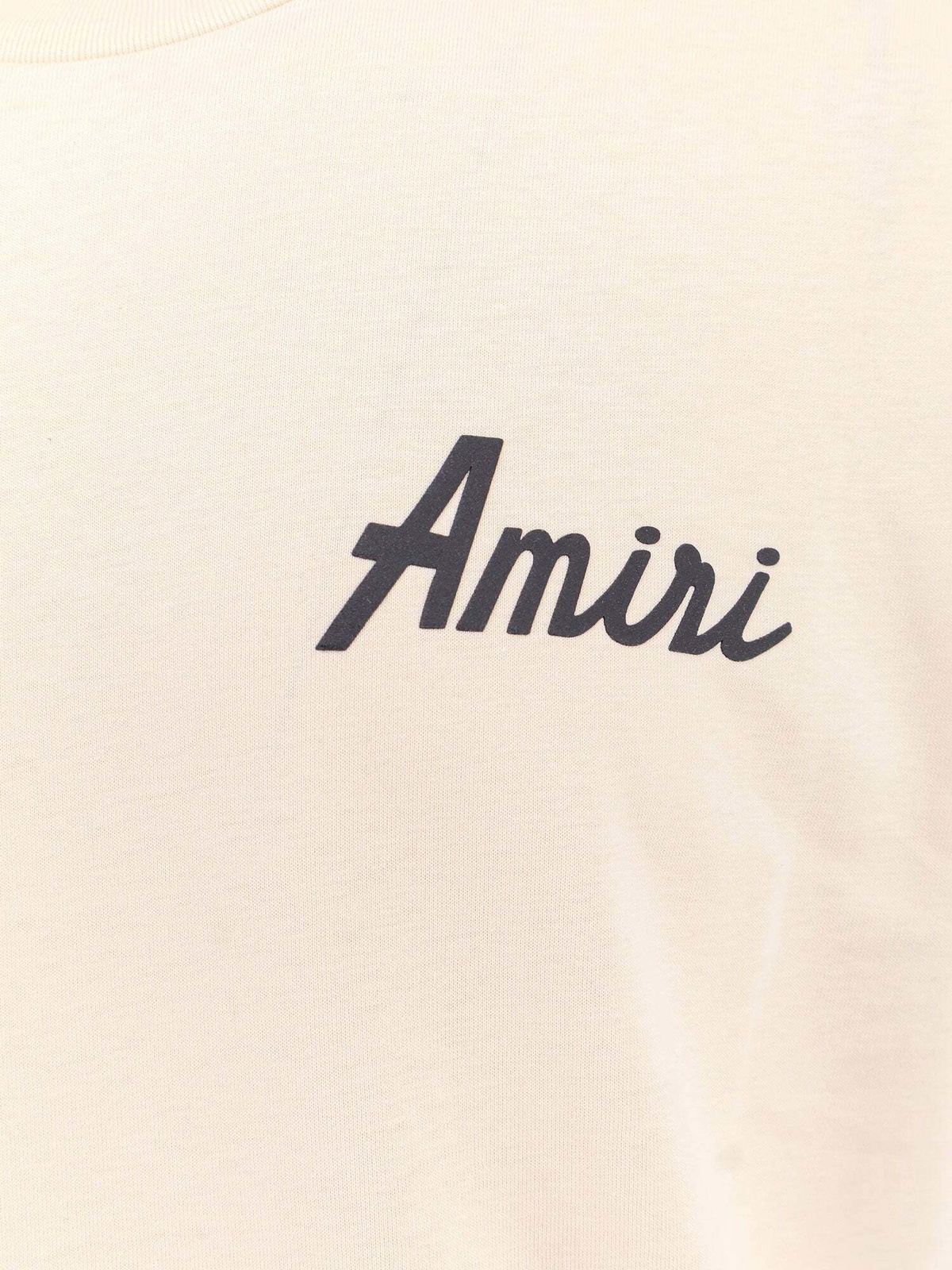 Tシャツ・カットソー AMIRI Men T-shirt Beige AMJYTE1146 ALABASTER AMIRI T-shirt In Beige Cotton | italist