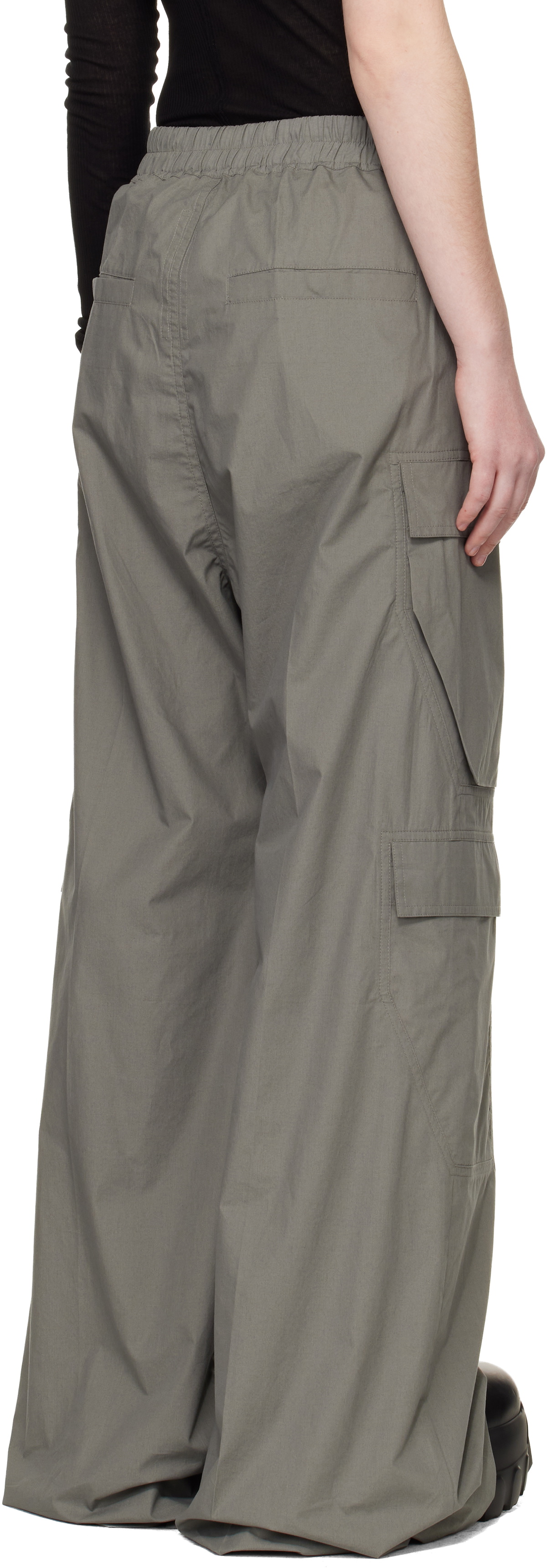 Rick Owens Khaki Temple Cargobelas Cargo Pants