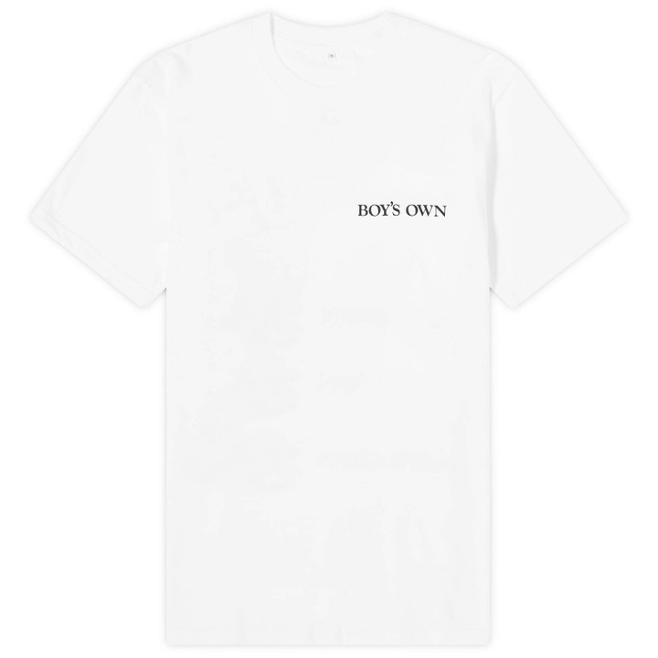 Photo: Boys Own Men's Would You Buy A  Scooter Print T-Shirt in White