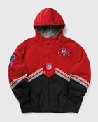 Mitchell & Ness NFL THROW IT BACK RETRO JACKET VINTAGE LOGO SAN FRANCISCO 49ERS - Black - Mens - College Jackets/Team Jackets - 