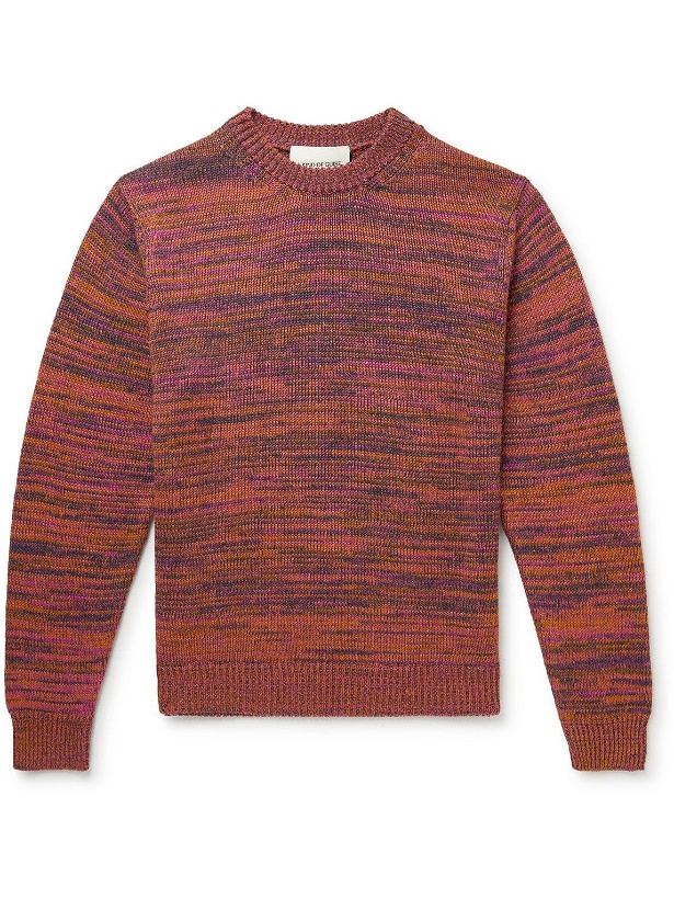 Photo: A Kind Of Guise - Polonia Linen and Merino Wool-Blend Sweater - Orange