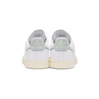 adidas Originals x Pharrell Williams White and Green Stan Smith Sneakers