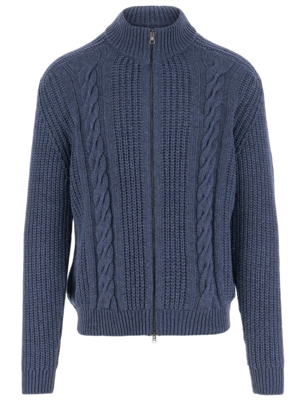 Photo: Tagliatore Godfrey Wool Blend Sweater