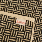 Baina Torrens Hand Towel in Sand/Noir 