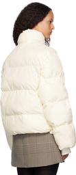 Courrèges Off-White Insulated Puffer Jacket