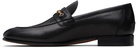 Valentino Garavani Black VLogo Signature Kidskin Loafers