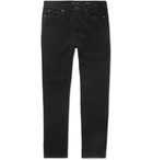 SAINT LAURENT - Cotton-Corduroy Trousers - Black