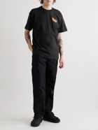 Carhartt WIP - Flavor Printed Organic Cotton-Jersey T-Shirt - Black