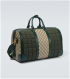 Gucci Mini GG Small leather-trimmed duffel bag