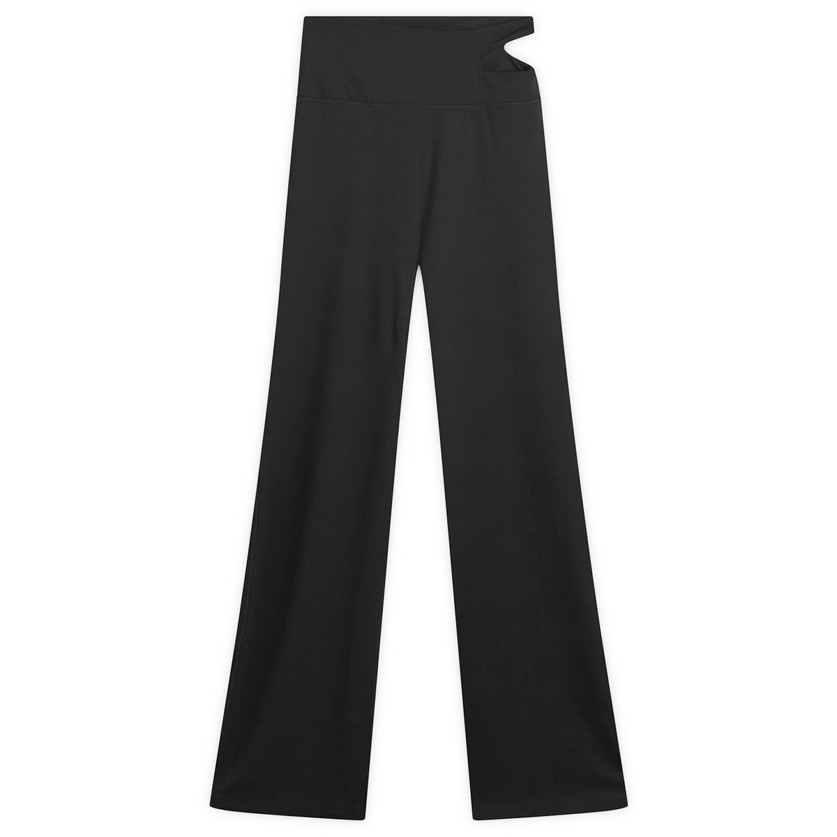 Nike Women's Zenvy High Waisted Flared Leggings in Black/Pcg3C