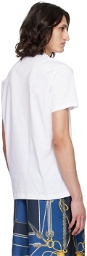 Versace White Embroidered T-Shirt