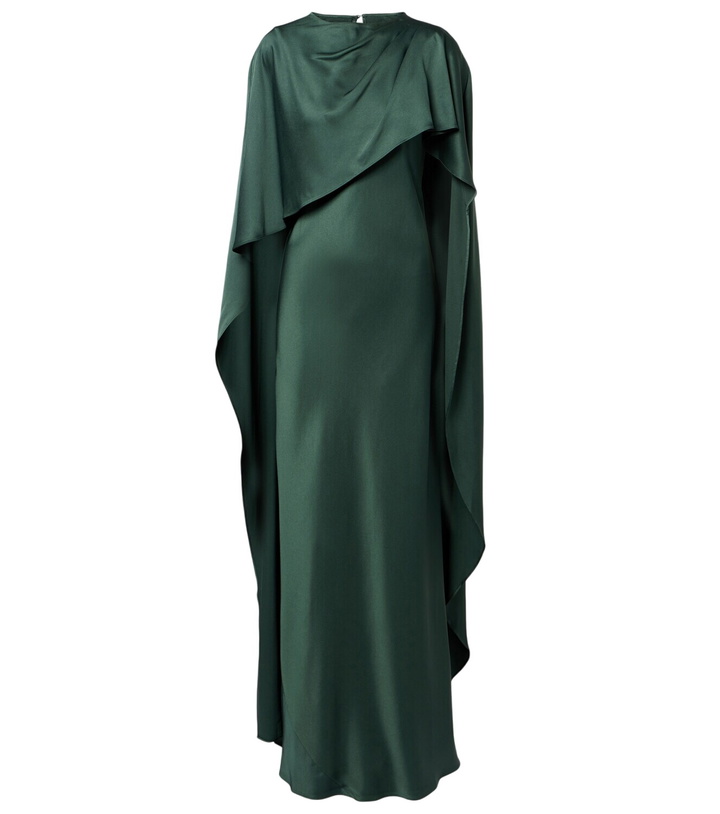 Photo: Simkhai Izel caped satin gown