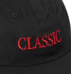 Pasadena Leisure Club - Embroidered Cotton-Twill Baseball Cap - Black