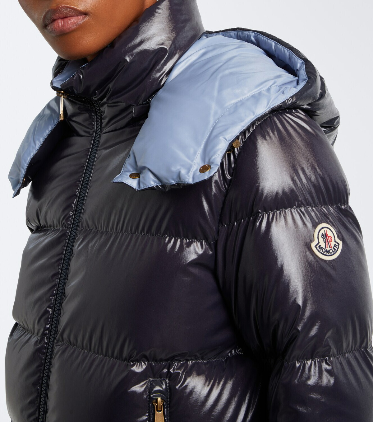 Moncler Niveole hooded down jacket