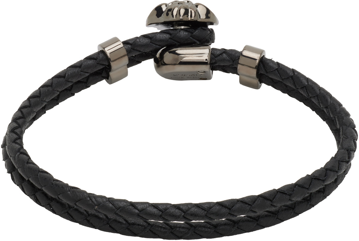 Versace 'La Medusa' Leather Bracelet