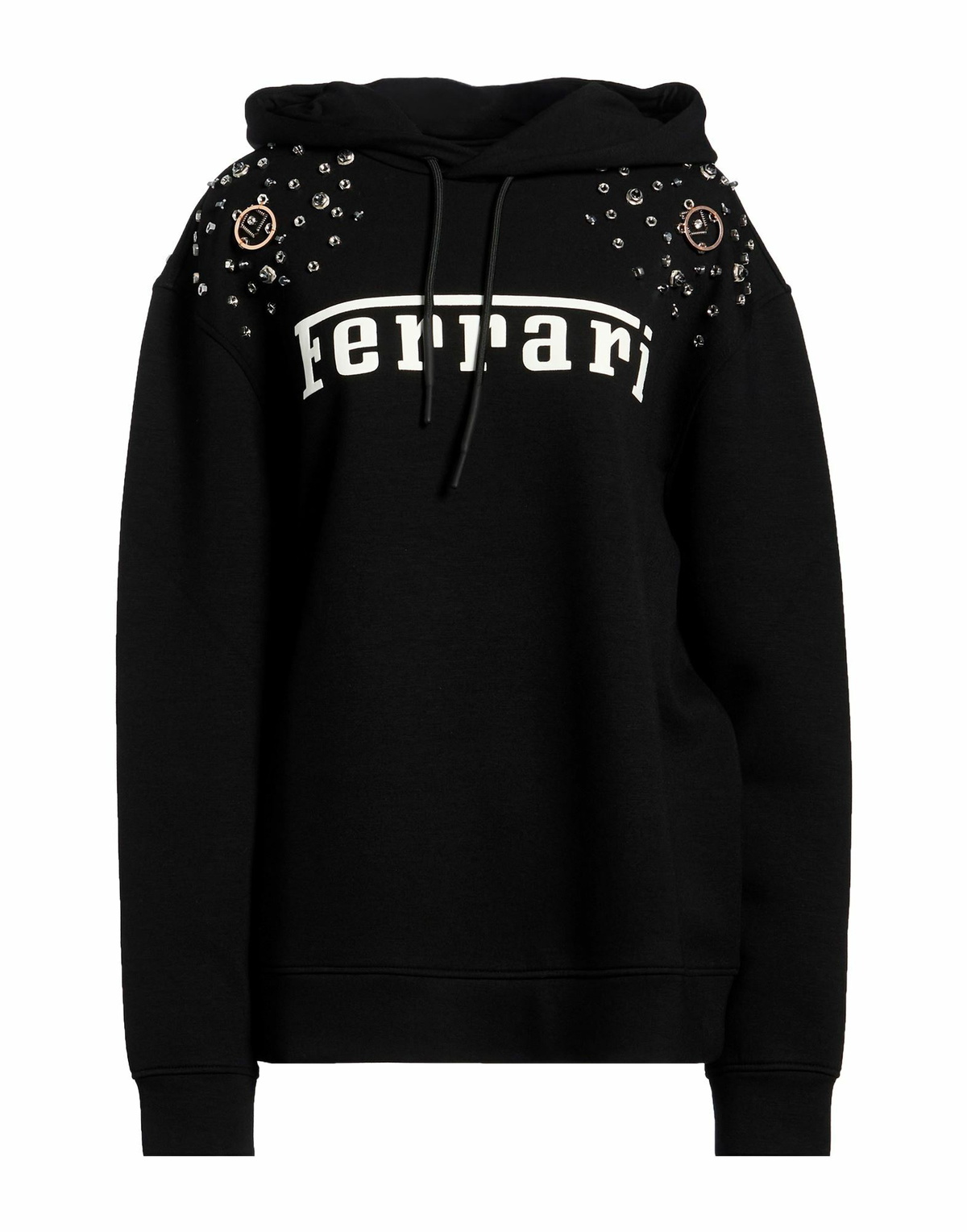 Ferrari Womens Sweatshirt in Black