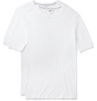 Schiesser - Two-Pack Karl Heinz Cotton T-Shirts - Men - White