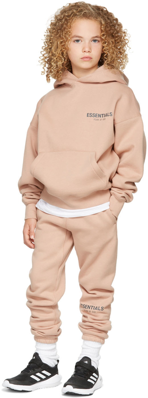 Essentials Kids Pink Fleece Lounge Pants Essentials