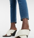 3x1 N.Y.C. Mid-rise cropped boot-leg jeans