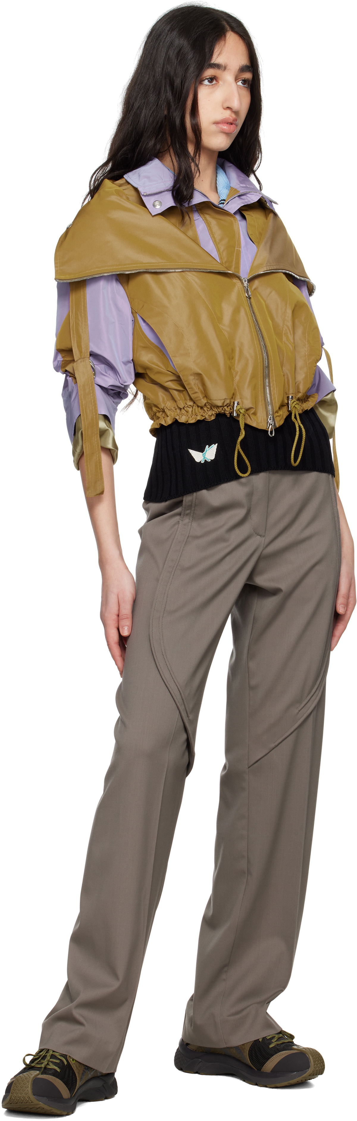 Kiko Kostadinov Purple & Gold Erro Jacket