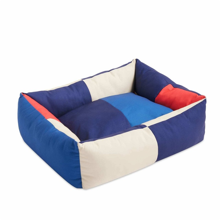 Photo: HAY Medium Dog Bed in Red/Blue 